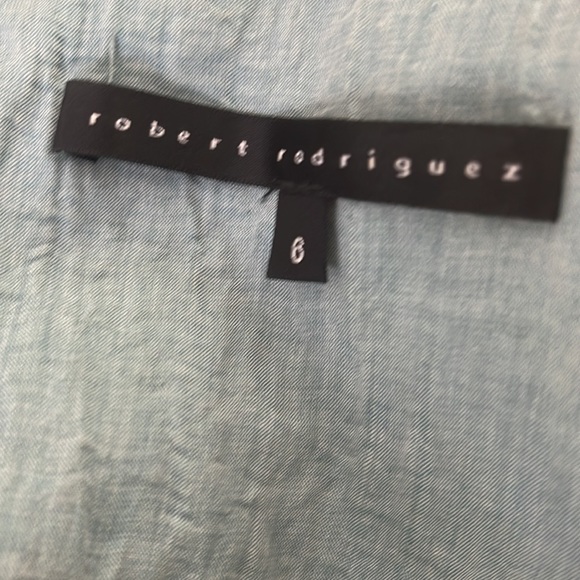 Robert Rodriguez Bow Cami Light Blue  Size 6 - Picture 6 of 9
